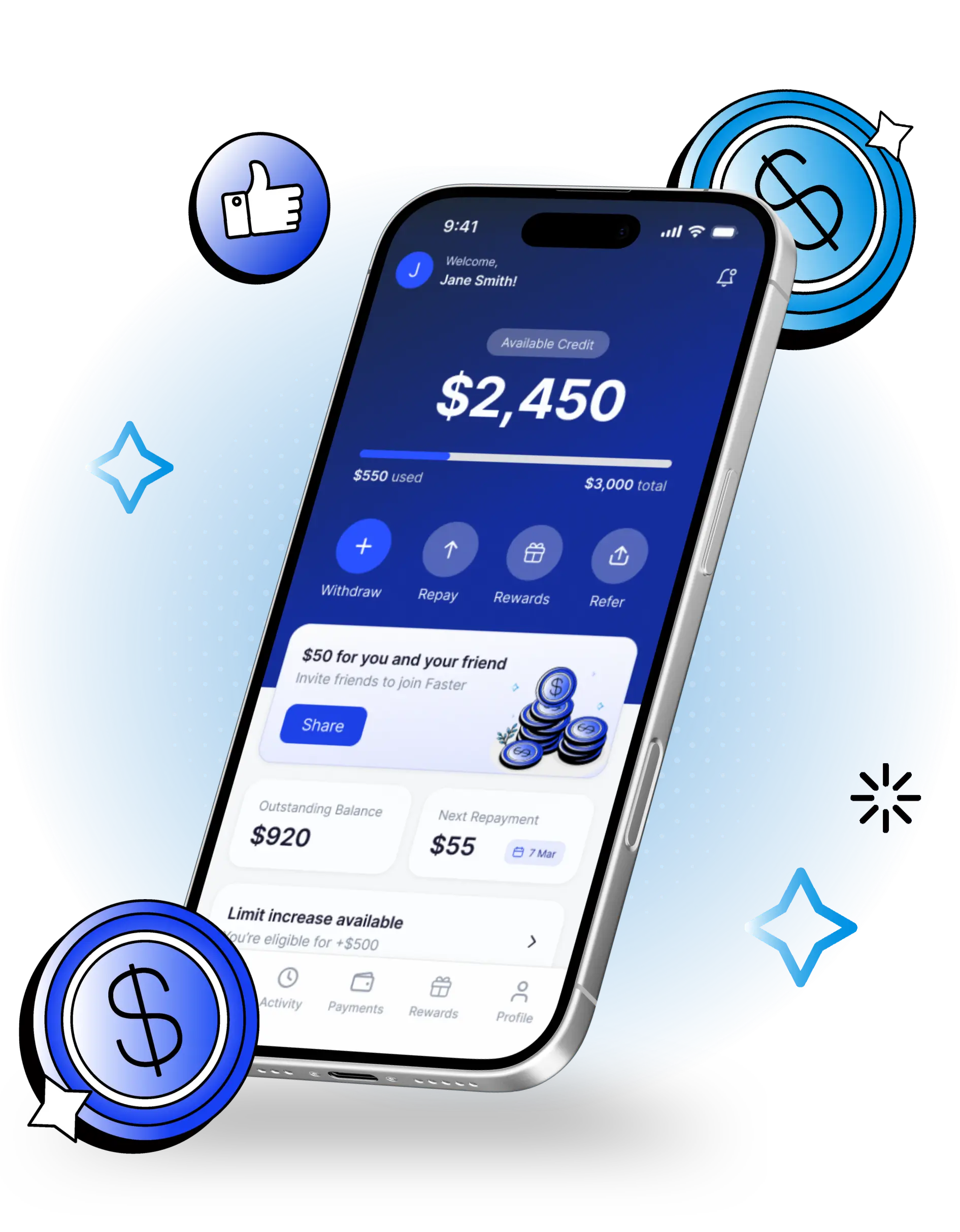 Faster Premium Faster.com.au | Fast, Flexible Line of Credit in Australia